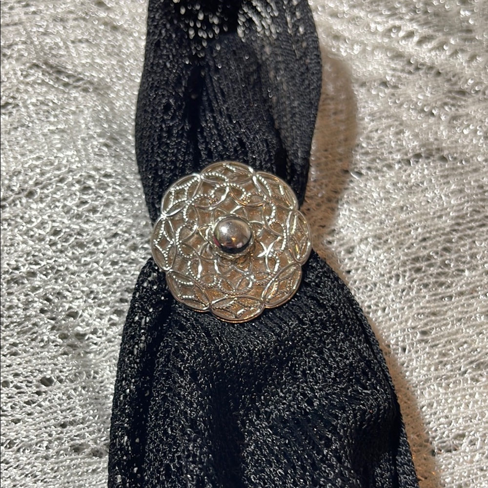 Vintage Silver scarf clip